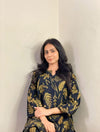 2Pcs Women's Stitched Linen Plain Suit