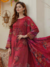 Dobby Lawn 3 Pcs Women's Unstitched Printed Suit