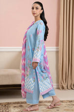 Dobby Lawn 3 Pcs Women's Unstitched Printed Suit