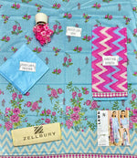 Dobby Lawn 3 Pcs Women's Unstitched Printed Suit