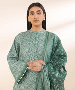 Dobby Lawn 3 Pcs Women's Unstitched Printed Suit